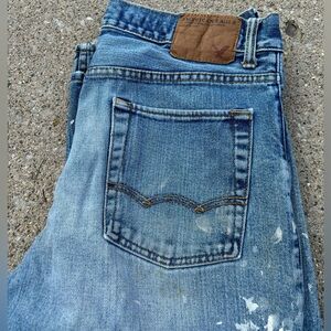 Vintage Men’s American Eagle Painted Blue Jeans